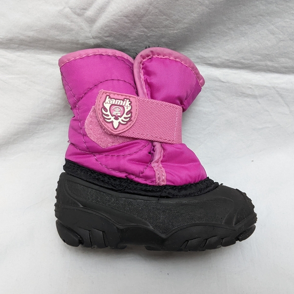 Kamik Baby Girl Insulated Snow Boots Size 5 - Picture 2 of 10
